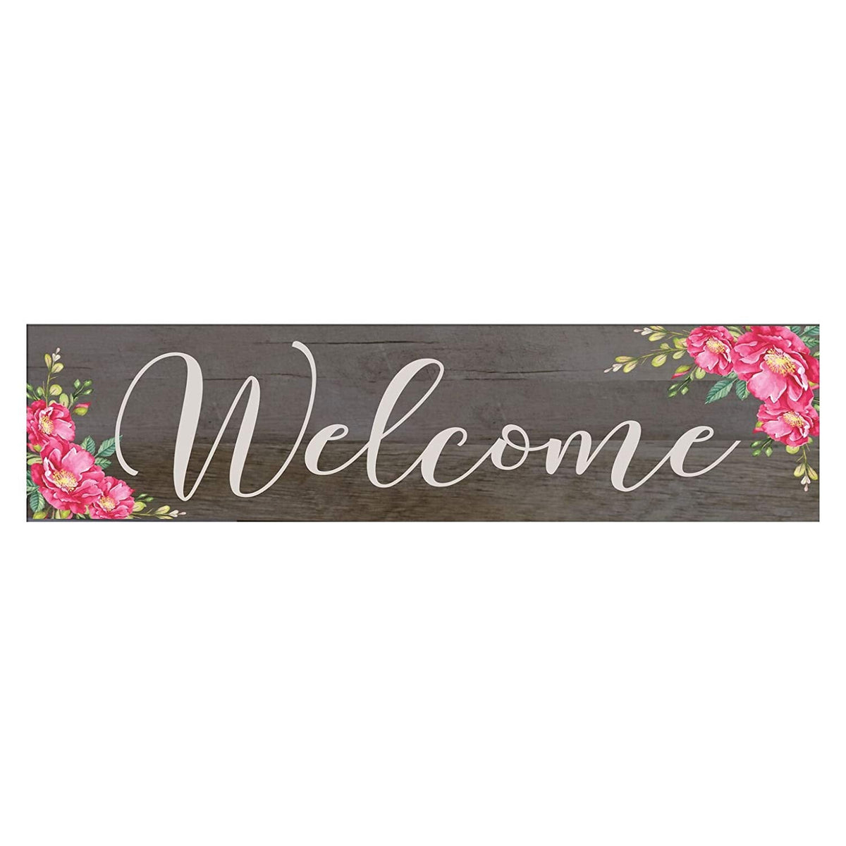 10" x 40" x .0625" Wall Plaque Barnwood Family Home Decoration Welcome Signs - LifeSong Milestones