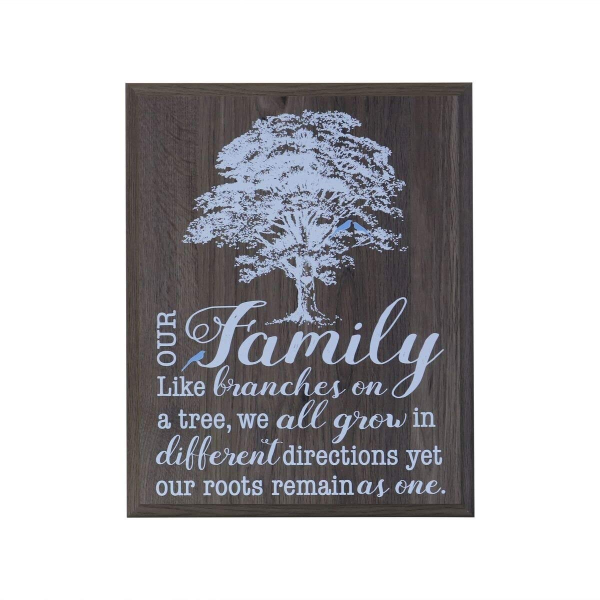 12 x 15 Wall Plaque Decor - Our Family - LifeSong Milestones