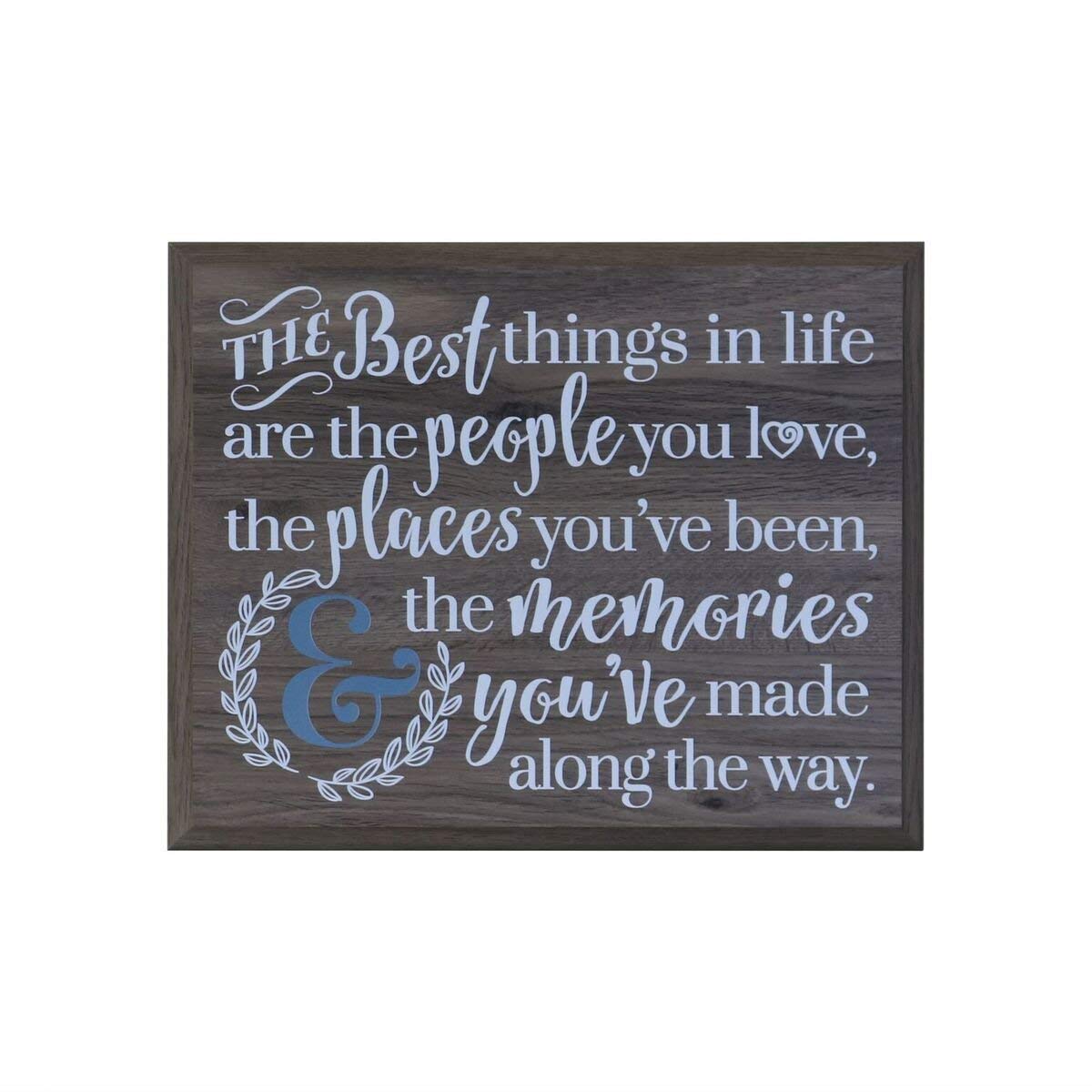 12 x 15 Wall Plaque Decor - The Best Things In Life - LifeSong Milestones