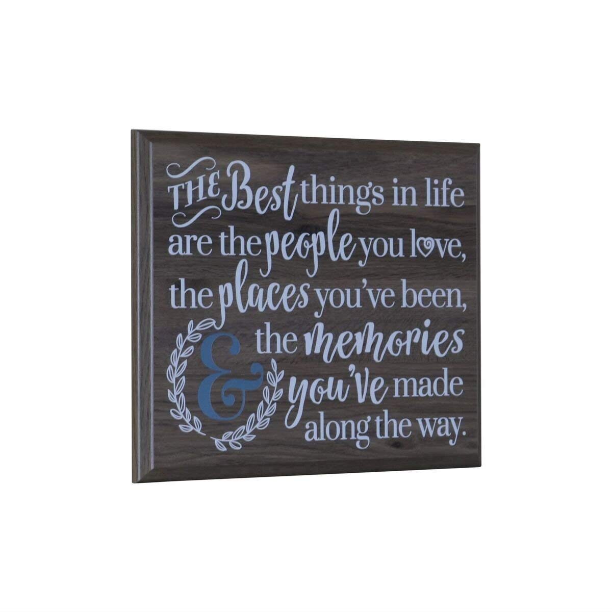 12 x 15 Wall Plaque Decor - The Best Things In Life - LifeSong Milestones