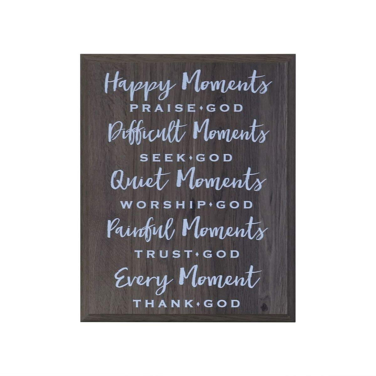 12" x 15" x .75 Wall Plaque Decor - Happy Moments - LifeSong Milestones