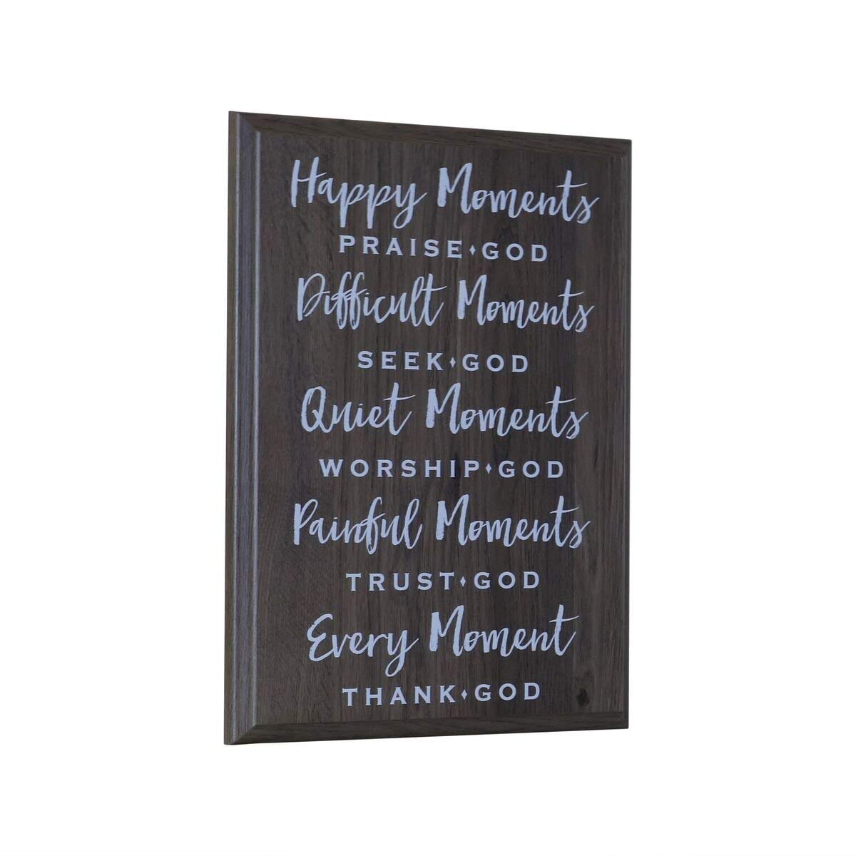 12" x 15" x .75 Wall Plaque Decor - Happy Moments - LifeSong Milestones