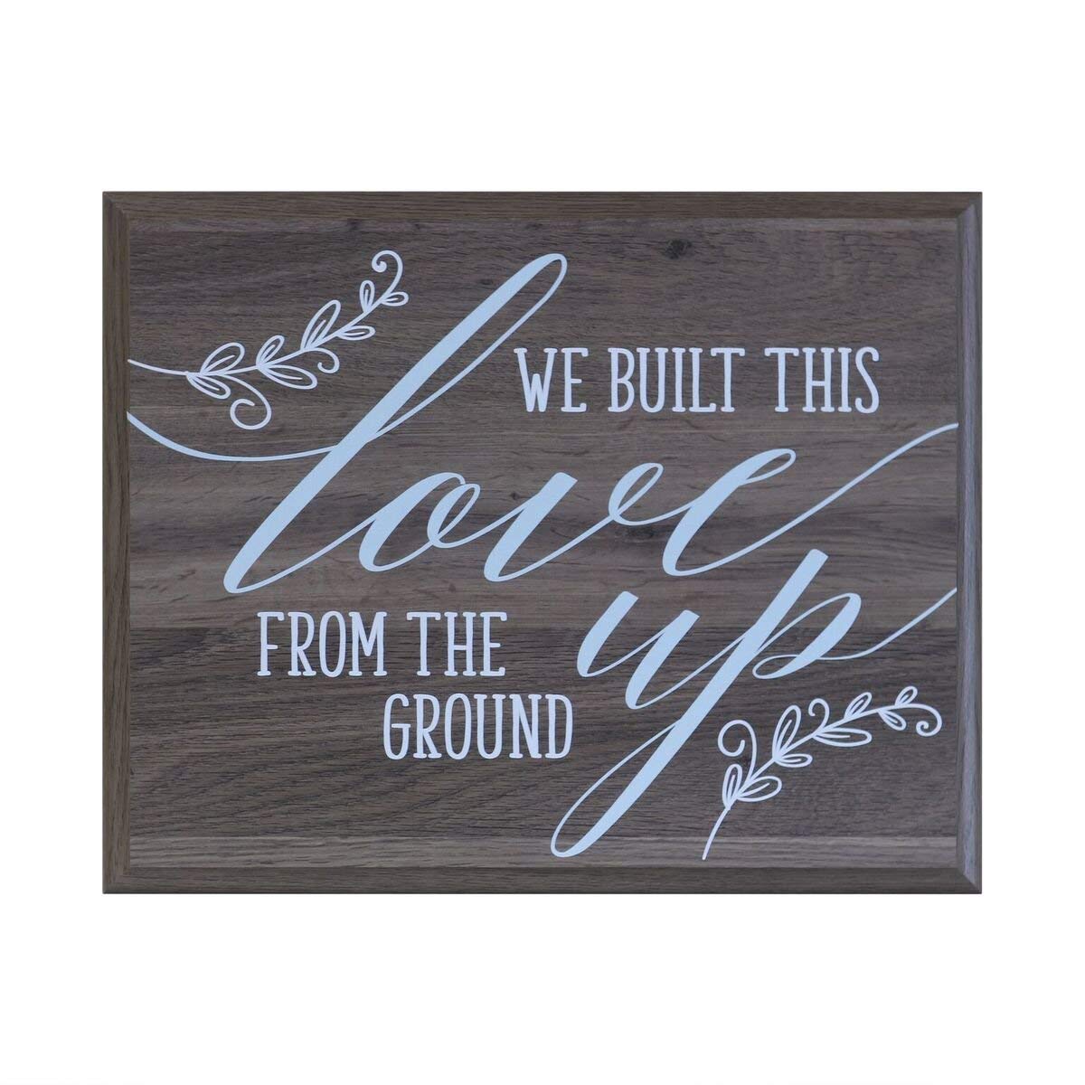 12" x 15" x .75" Wall Plaque Decor - We Built This - LifeSong Milestones