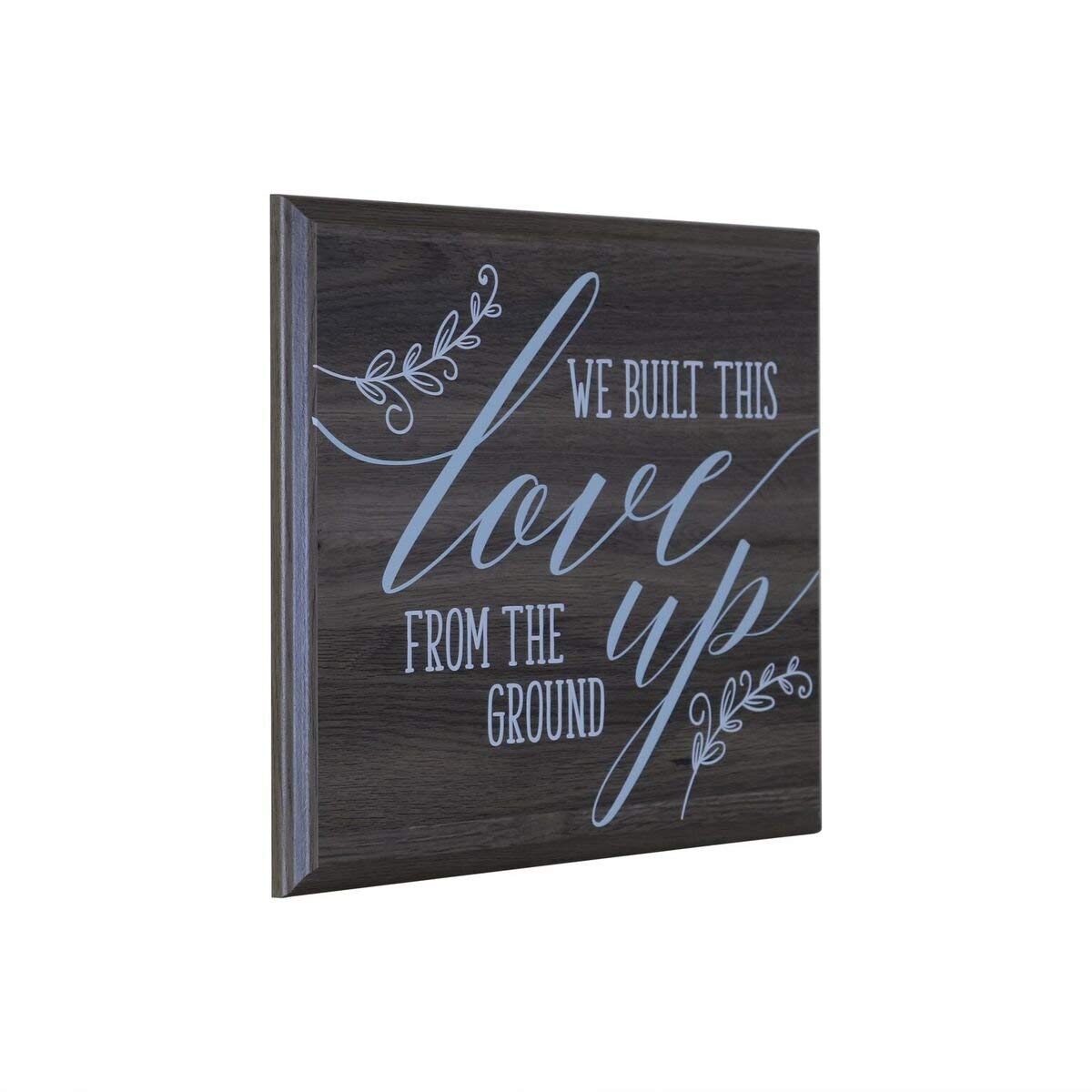 12" x 15" x .75" Wall Plaque Decor - We Built This - LifeSong Milestones