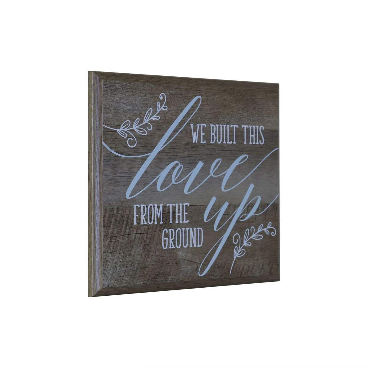 12" x 15" x .75" Wall Plaque Decor - We Built This - LifeSong Milestones