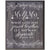 12" x 15" x .75" Wall Plaque Decor - What God Has Joined - LifeSong Milestones