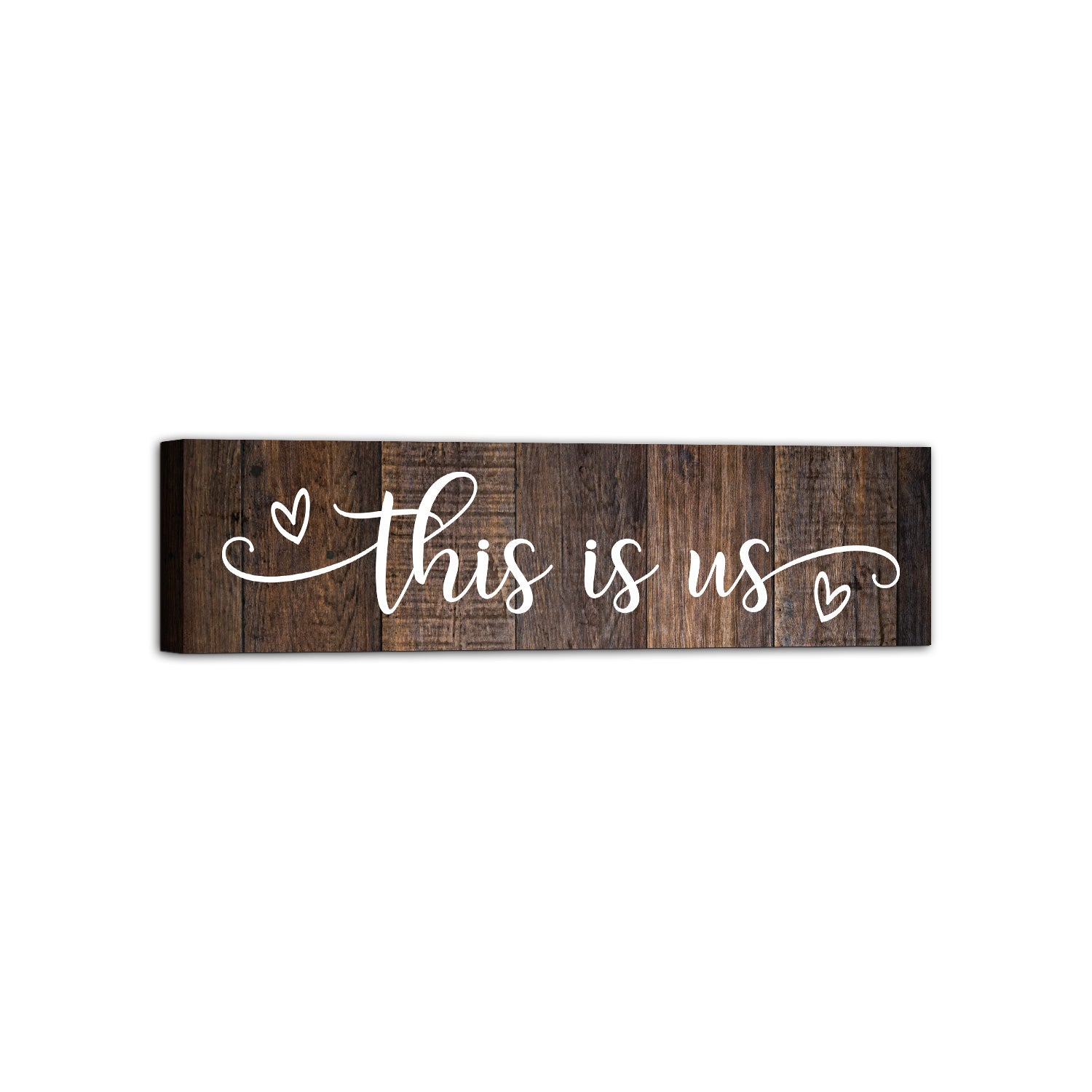 This Is Us Canvas Wall Art Framed Modern Wall Decor Decorative Accents For Walls Ready to Hang for Home Living Room Bedroom Entryway Kitchen Office Size 24”x16”