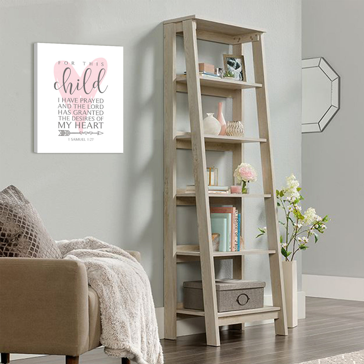 Family Canvas Wall Art Framed Modern Wall Decor Decorative Accents For Wall Ready to Hang for Home Living Room Bedroom Entryway Size 12”x16”