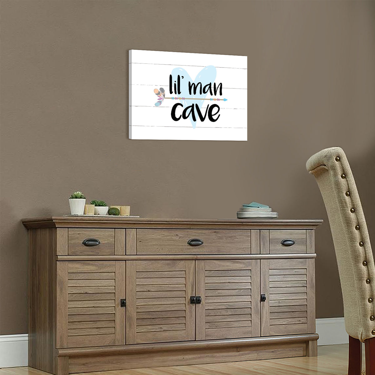 Family Canvas Wall Art Framed Modern Wall Decor Decorative Accents For Wall Ready to Hang for Home Living Room Bedroom Entryway Size 12”x16”