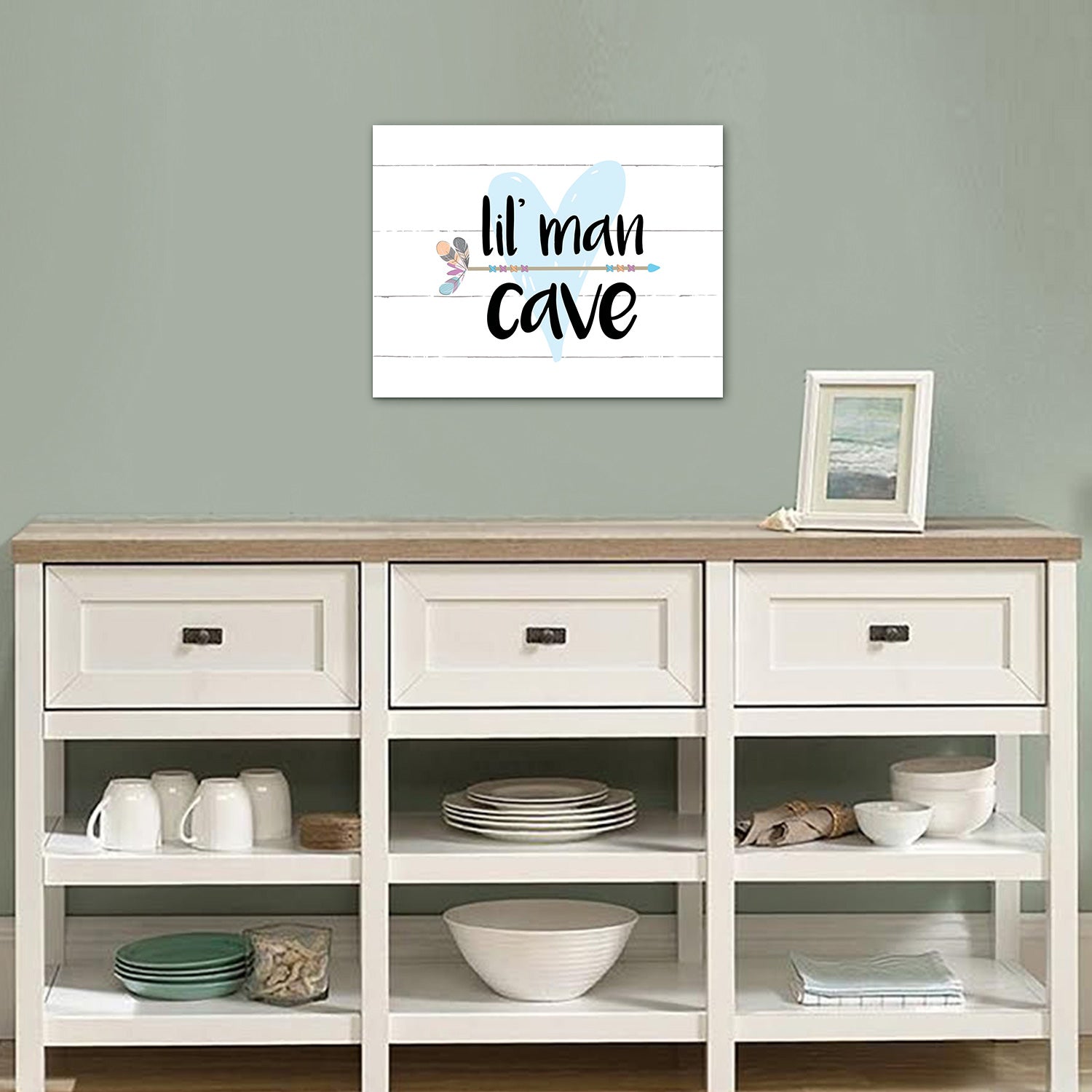 Family Canvas Wall Art Framed Modern Wall Decor Decorative Accents For Wall Ready to Hang for Home Living Room Bedroom Entryway Size 12”x16”