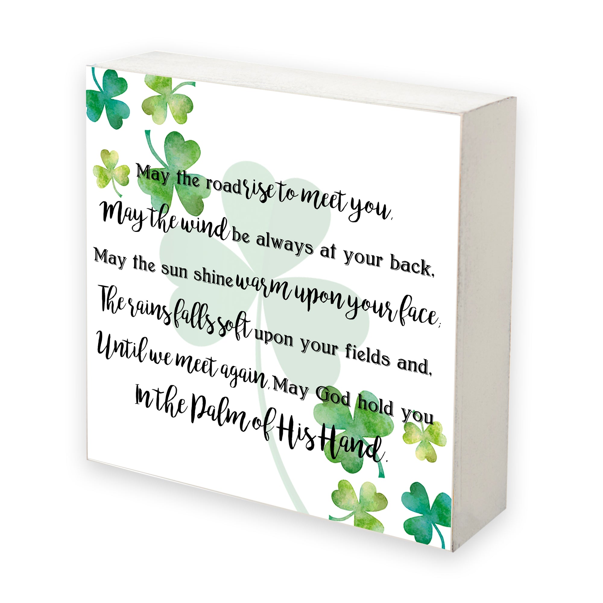 St. Patrick's Day Irish Everyday Shadow Box 6x6 - May The Road Rise To