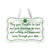 St. Patrick’s Day Irish Everyday Distressed Ribbon Wall Sign 8x12 - May Your Trouble Be Less