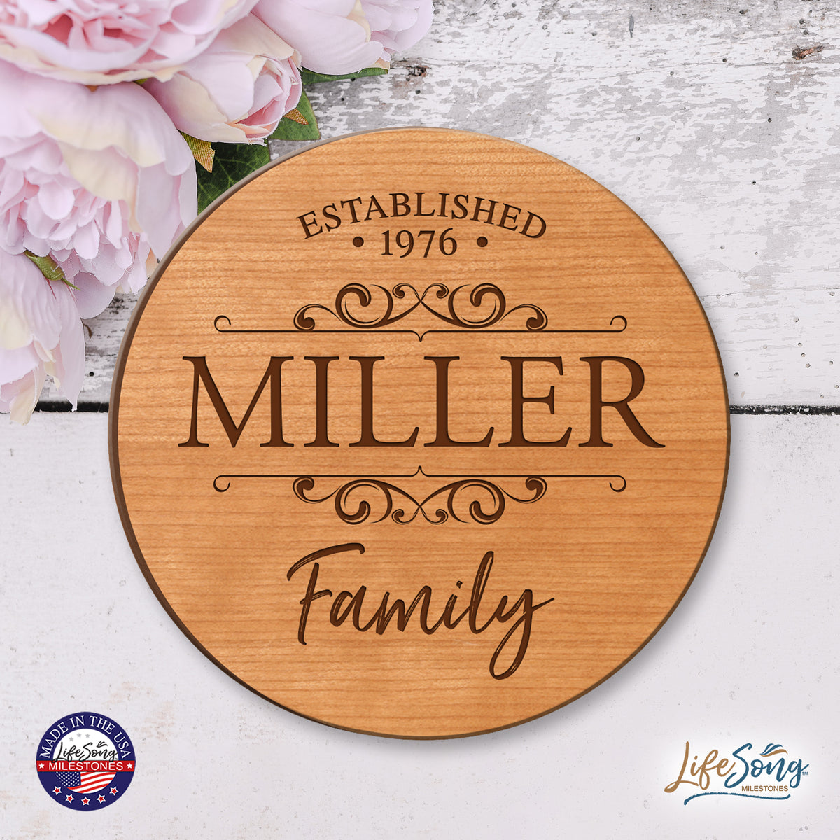 Personalized Monogram Lazy Susan Home Décor - LifeSong Milestones