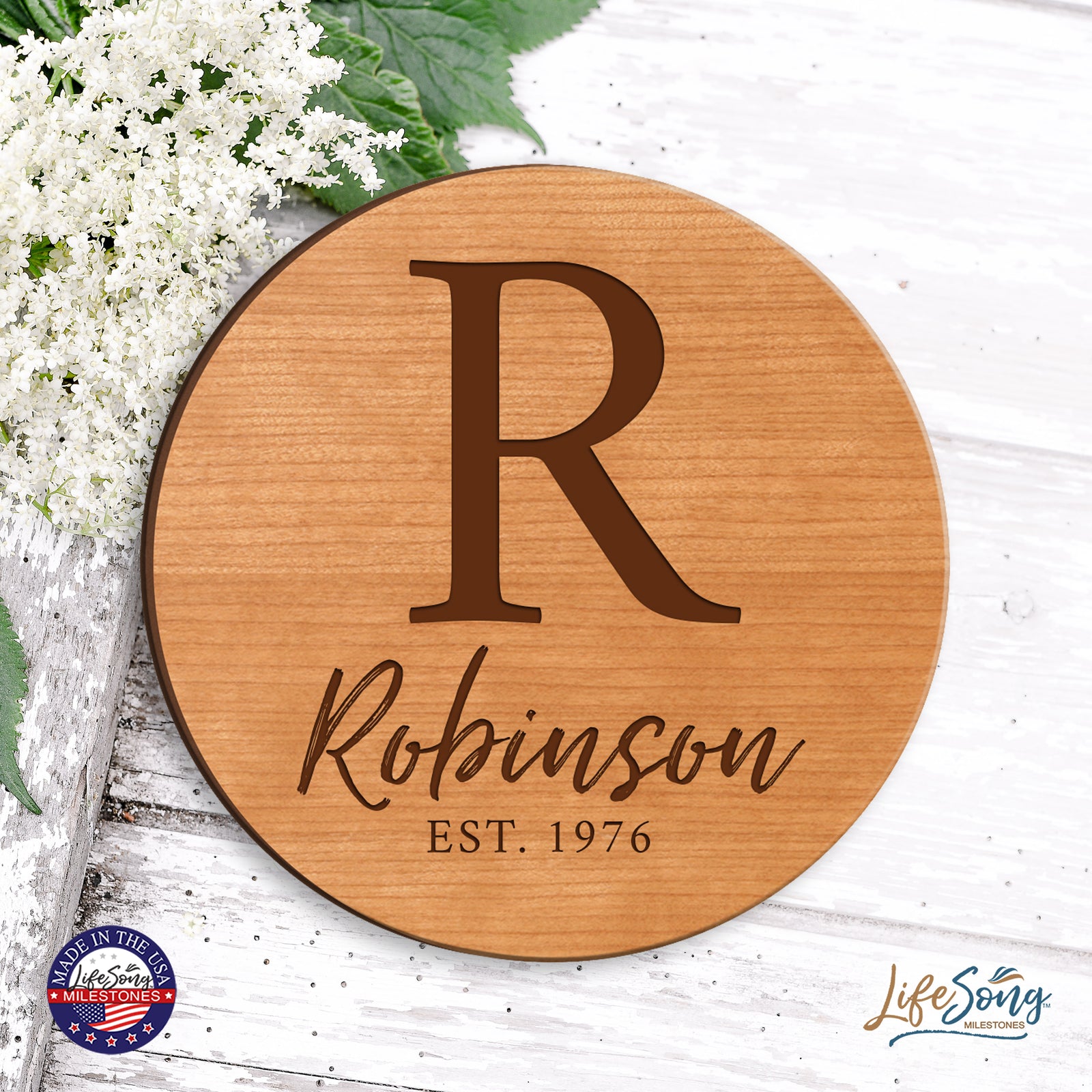 Personalized Monogram Lazy Susan Home Décor - LifeSong Milestones