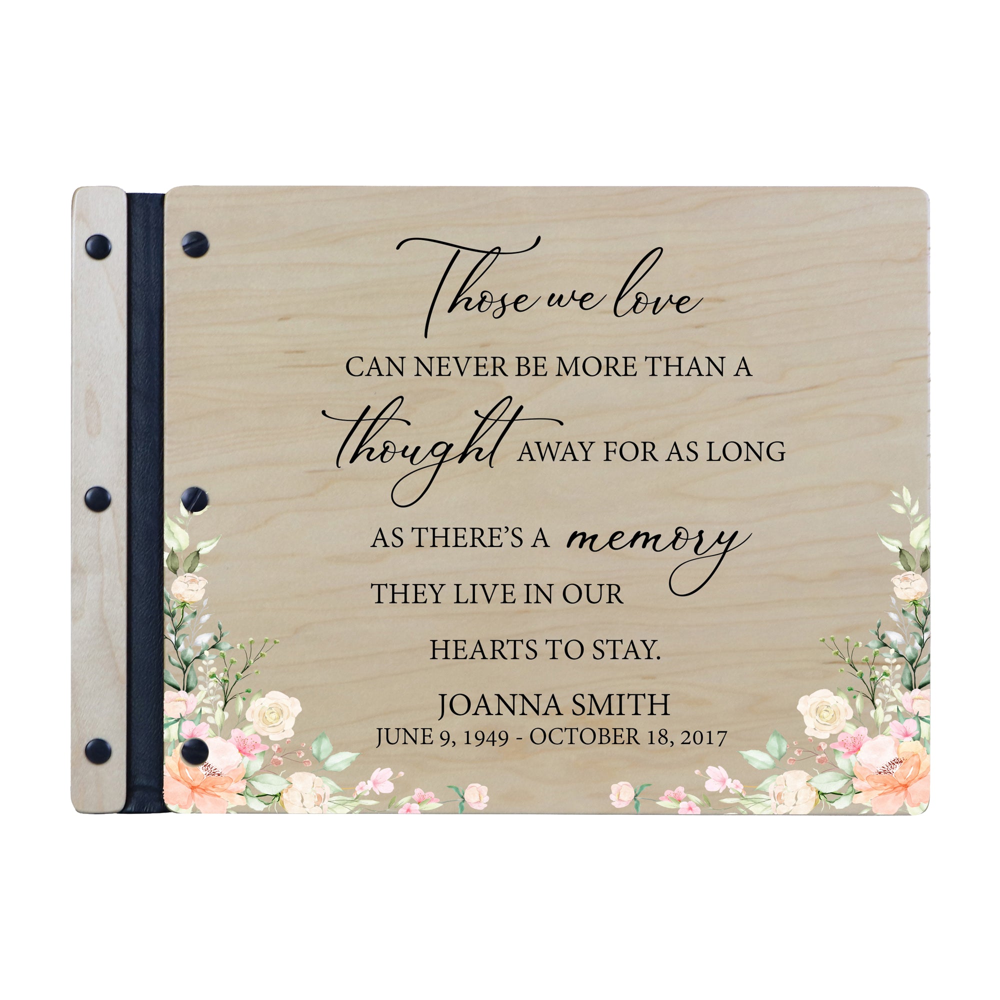Lifesong Milestones | Funeral Guest Book Custom Engraved Wooden Memorial Guestbook. Celebration of Life Guest Book Remembrance In Loving Memory Keepsake, memorial guestbook, a life remembered a memorial guestbook, personalized memorial guestbook, custom guestbook, funeral guestbook, personalized guestbook, guestbook for funeral.