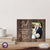 Wooden 8x10 Wedding Picture Frame Holds 4x6 Photo - Dad Of All