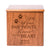 Pet Memorial Keepsake Cremation Urn Box for Dog or Cat - You Left Your Paw Prints