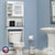 Wooden BATHROOM 6x6 Block shelf decor (Bathroom Rules) Inspirational Plaque Tabletop and Family Home Decoration