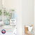 Wooden BATHROOM 6x6 Block shelf decor (Caution Kids Bathroom) Inspirational Plaque Tabletop and Family Home Decoration