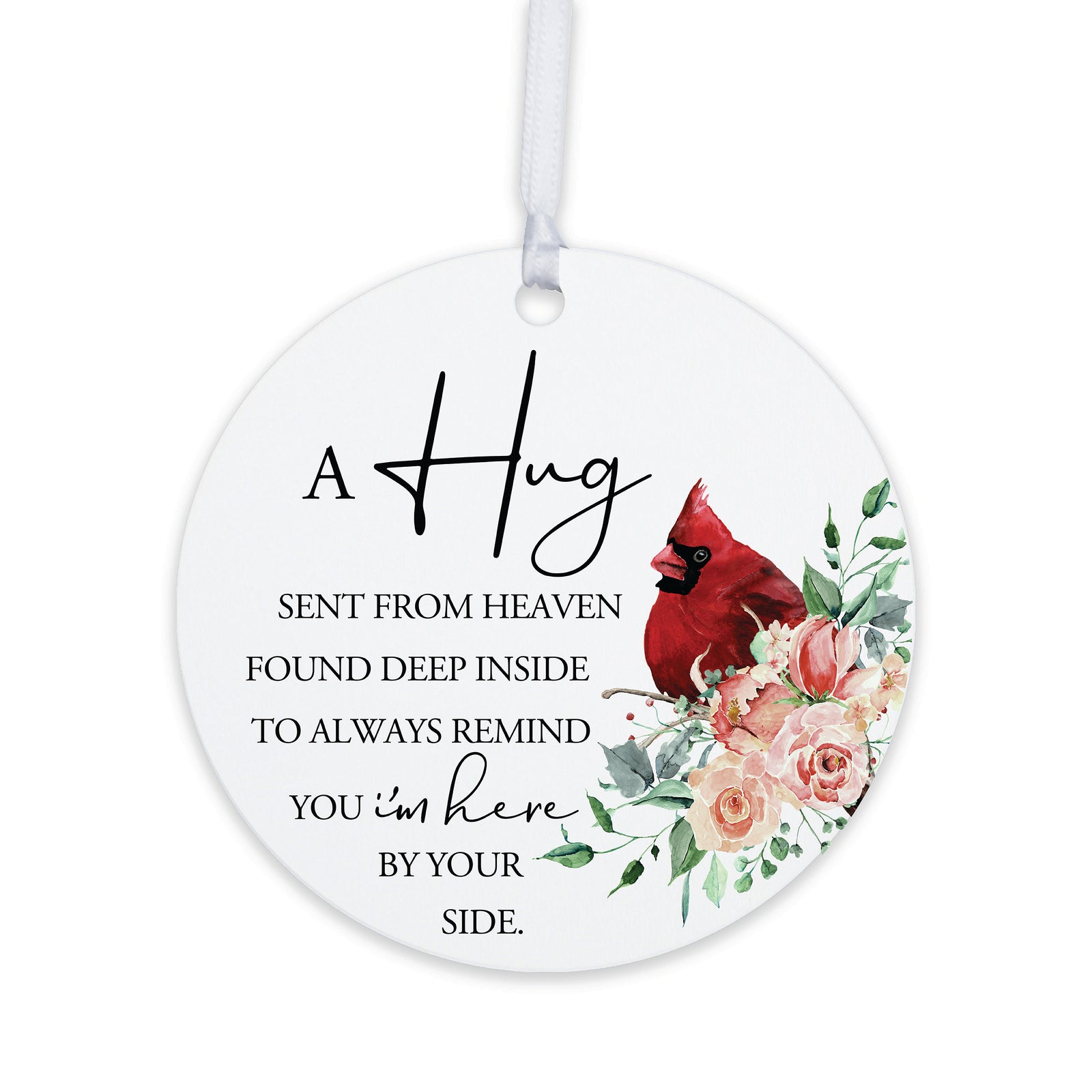Lifesong Milestones Hanging Memorial Round Ornament Signs for Sympathy Gifts