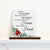 LifeSong Memorials Vintage Memorial Cardinal Acrylic Sign Candle Holder With Wood Base And Glass Votives For Home Decor | A Gentle Reminder. Acrylic candle holders, Vintage acrylic candle holders, glass candle holders for Living Room, Bedroom, Kitchen, Dining Room, and Entryways decor perfect memorial bereavement keepsake gift ideas for Family & Friends.