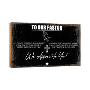 Table Top and Shelf Decor Gift for Pastor