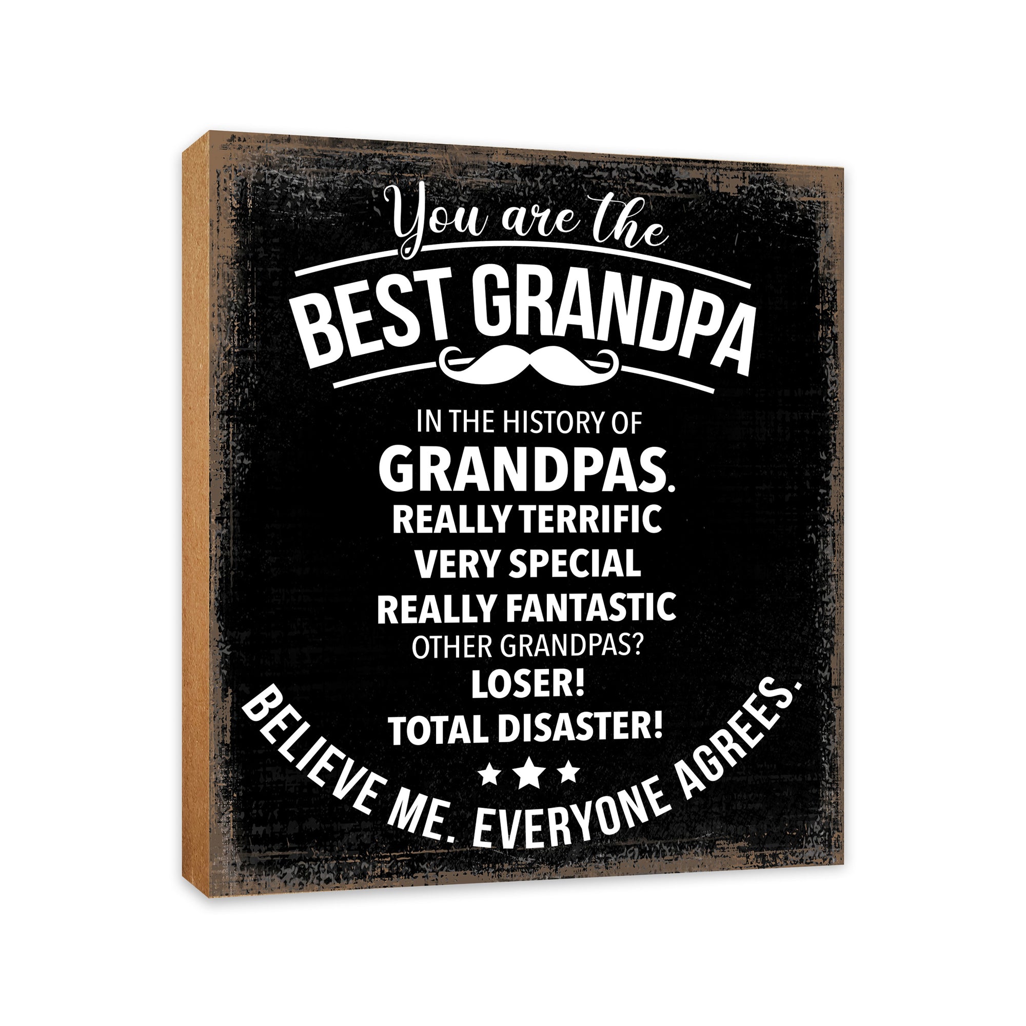 Wooden Tabletop Signs for Grandfather