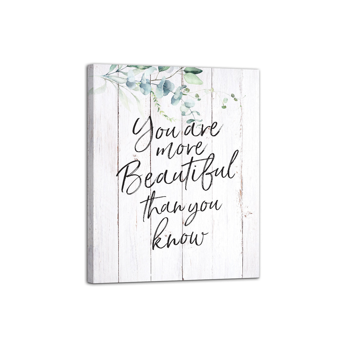 You Are More Beautiful Inspirational Canvas Wall Art Framed Modern Wall Decor Decorative Accents For Walls Ready to Hang for Home Living Room Bedroom Entryway Kitchen Office Size 30”x 40”