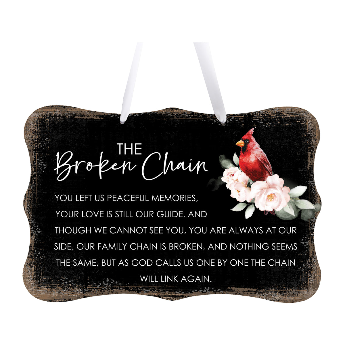 Graceful memorial ribbon signs – a comforting and enduring memorial.