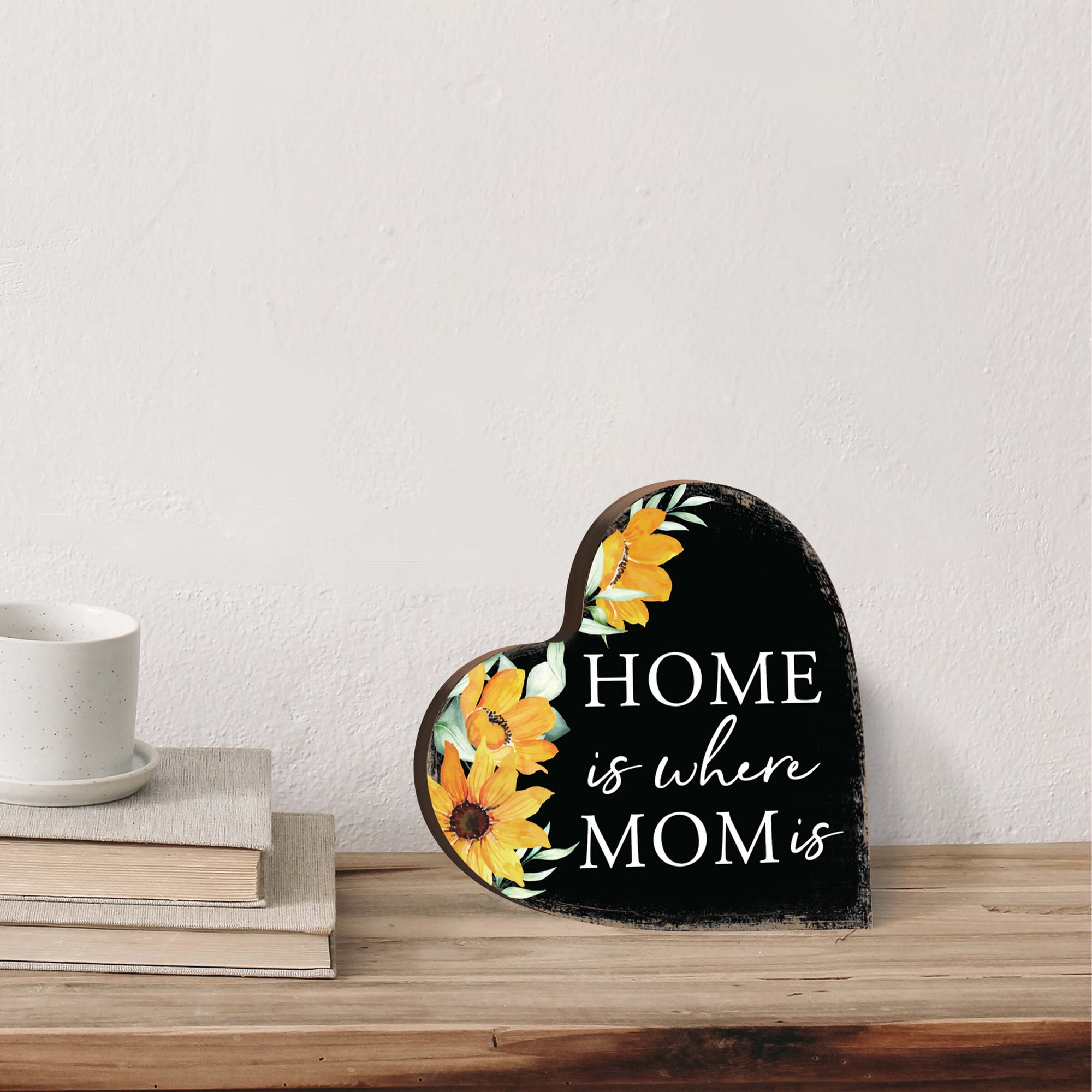 Elegant Wooden Plaque - Thoughtful Mother’s Day Gift for Mom, Unique Shelf Décor