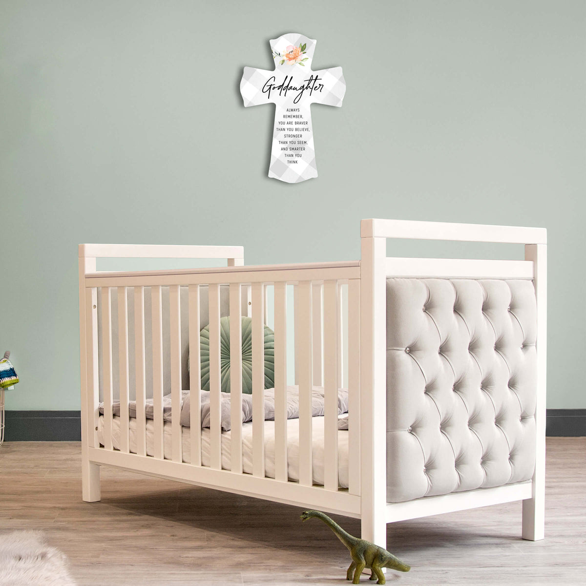 Modern Wall Cross for Goddaughter