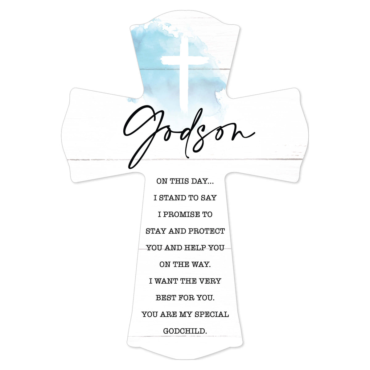 Modern Wall Cross for Godson