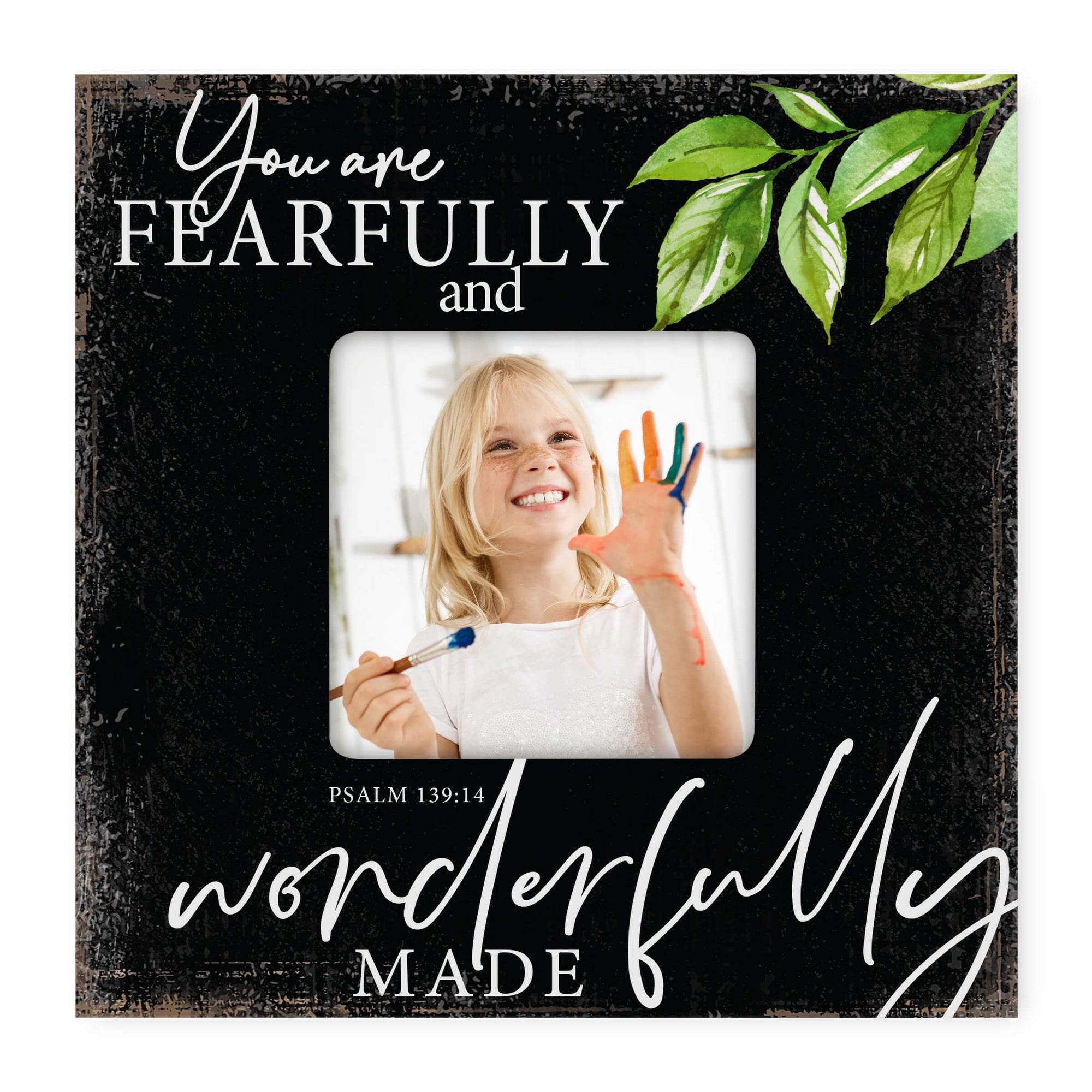 Wooden Fearfully and Wonderfully Picture Frame