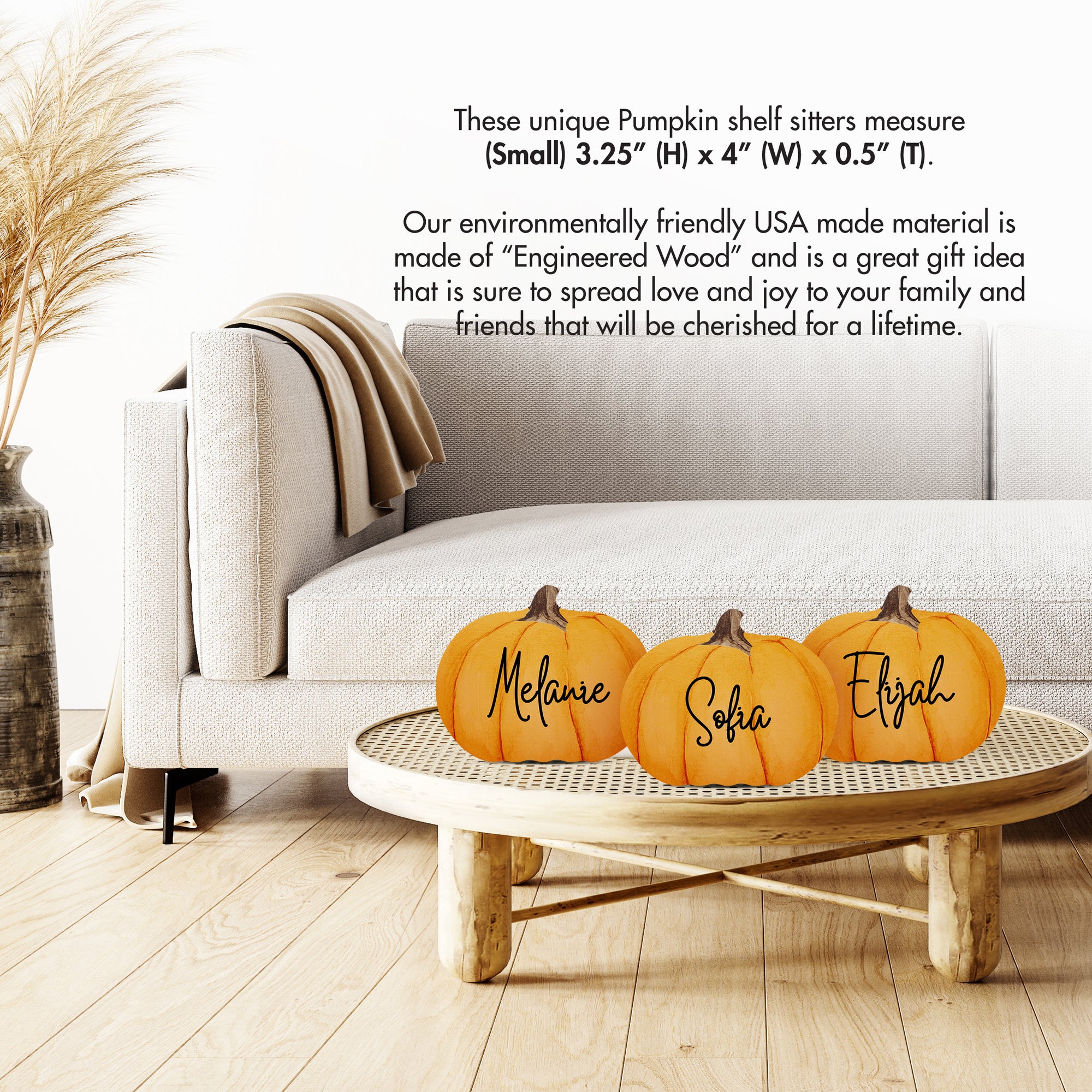 Pumpkin shelf decor Decorative Home Décor - Pumpkins Set