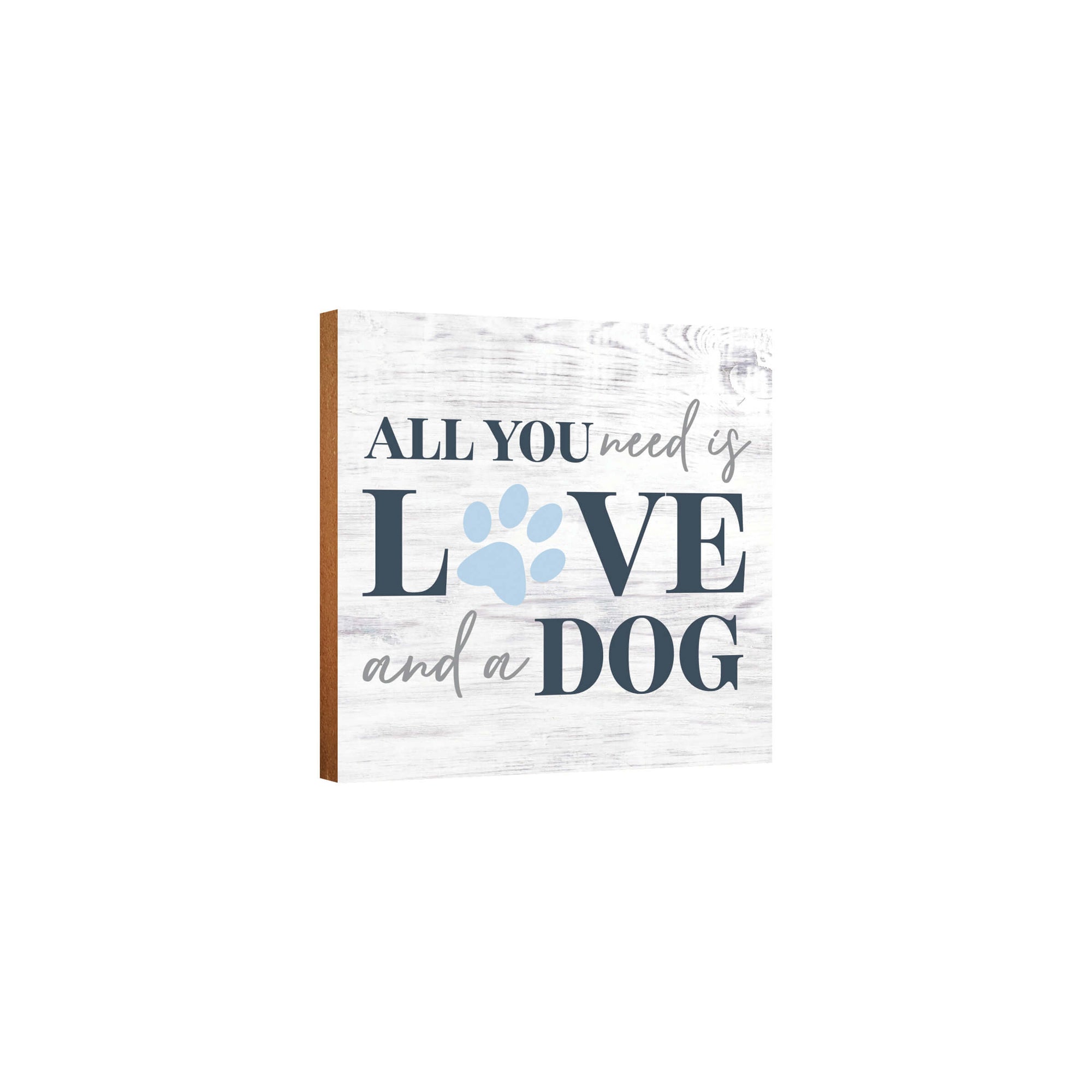 Wooden Shelf Decor and Tabletop Signs with Pet Verses - All You Need