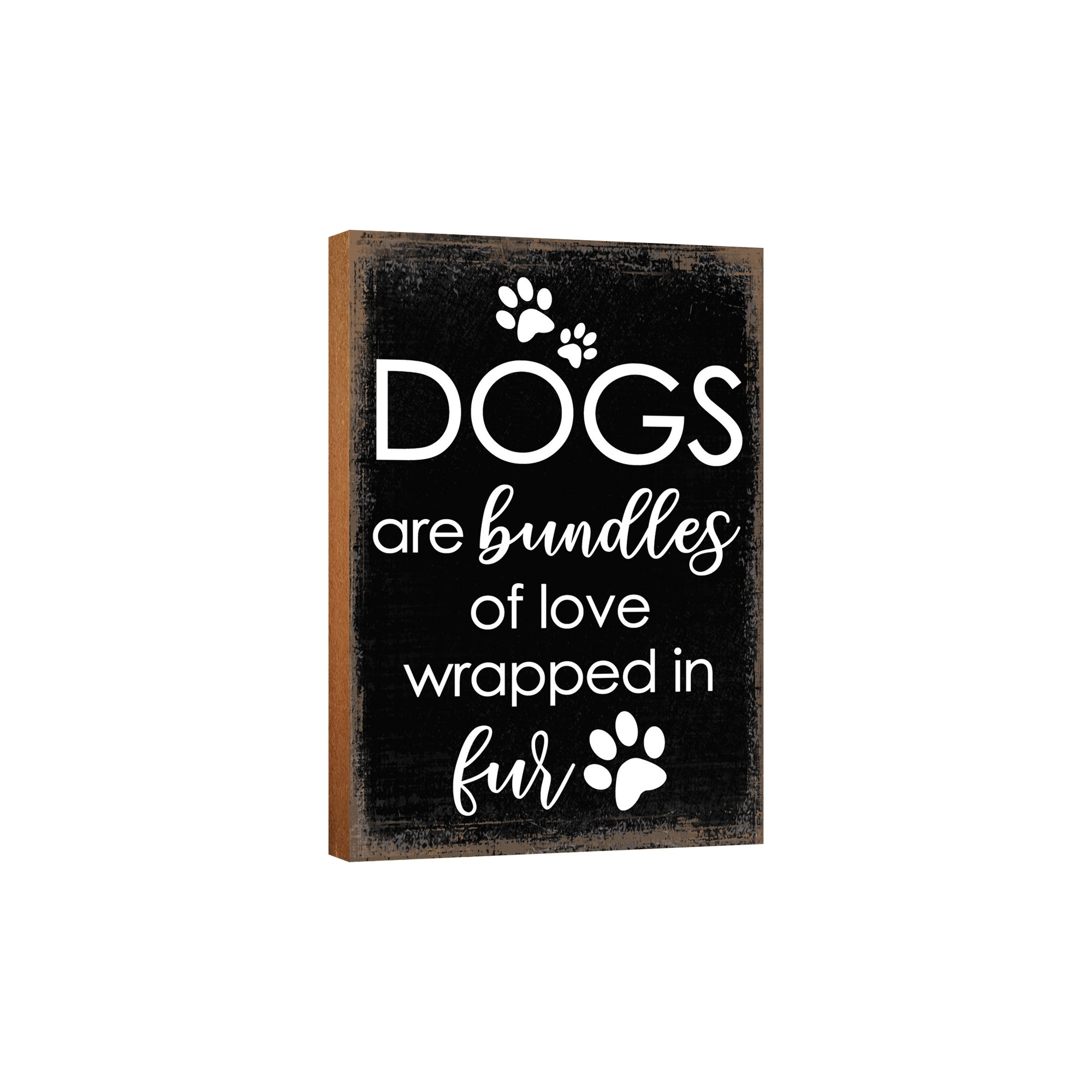 Wooden Shelf Decor and Tabletop Signs with Pet Verses - Bundles Of Love