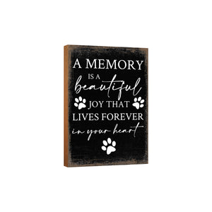 Wooden Shelf Decor and Tabletop Signs with Pet Verses - Beautiful Joy