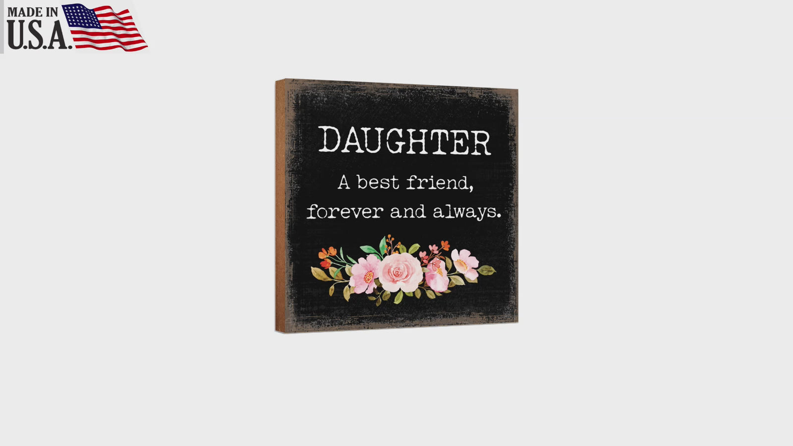 Thoughtful Mother's Day Gift for Daughter - Tabletop Signs with Inspirational Messages