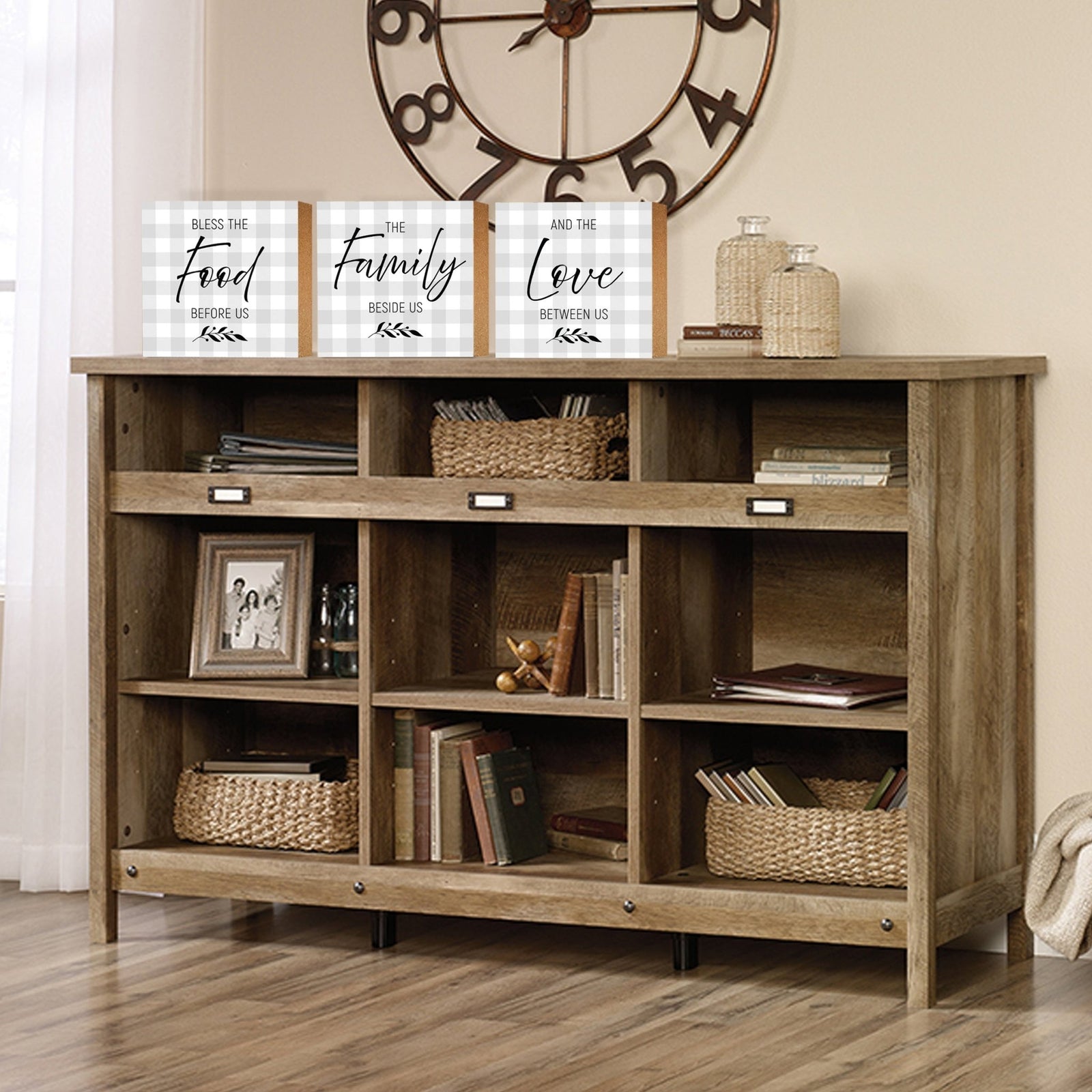 3 Piece Set Wooden Shelf Décor and Tabletop Signs - LifeSong Milestones