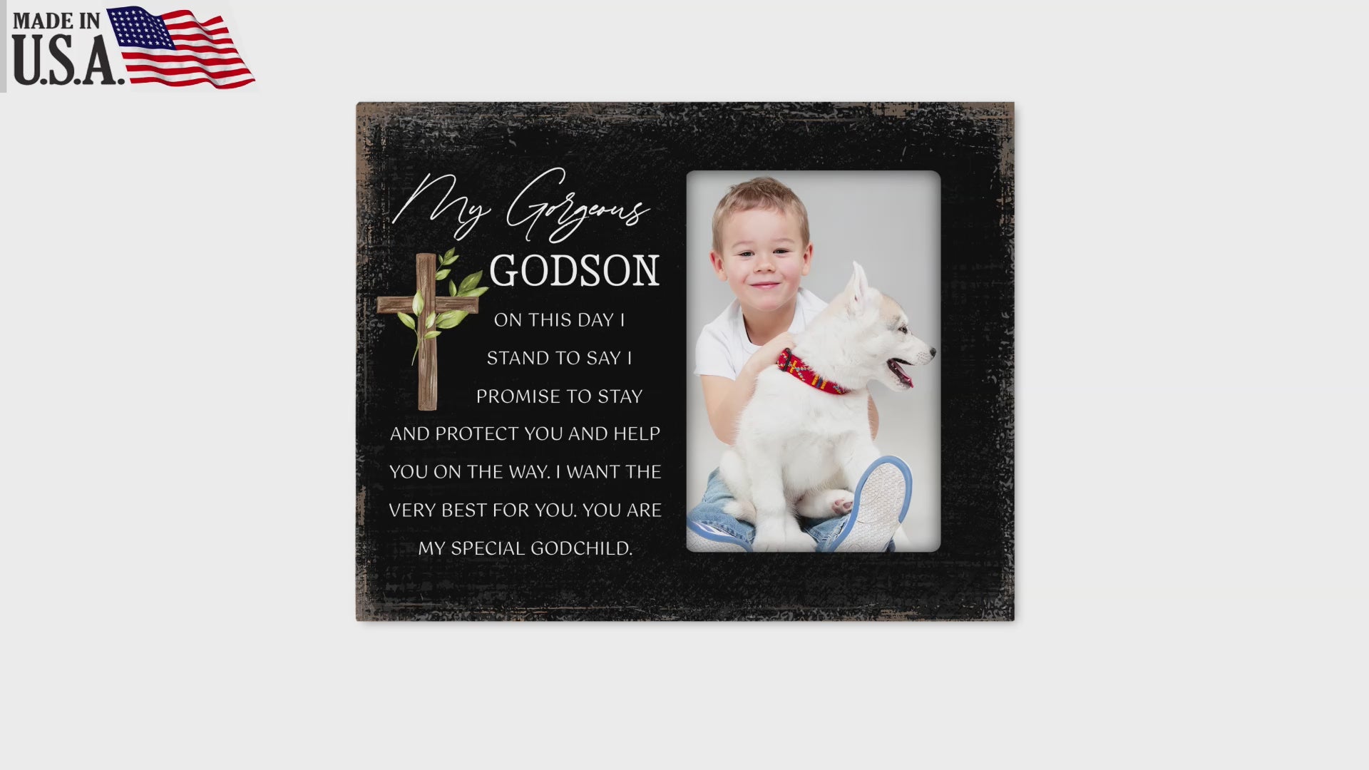 Wooden Picture Frame Gift Ideas for Godson