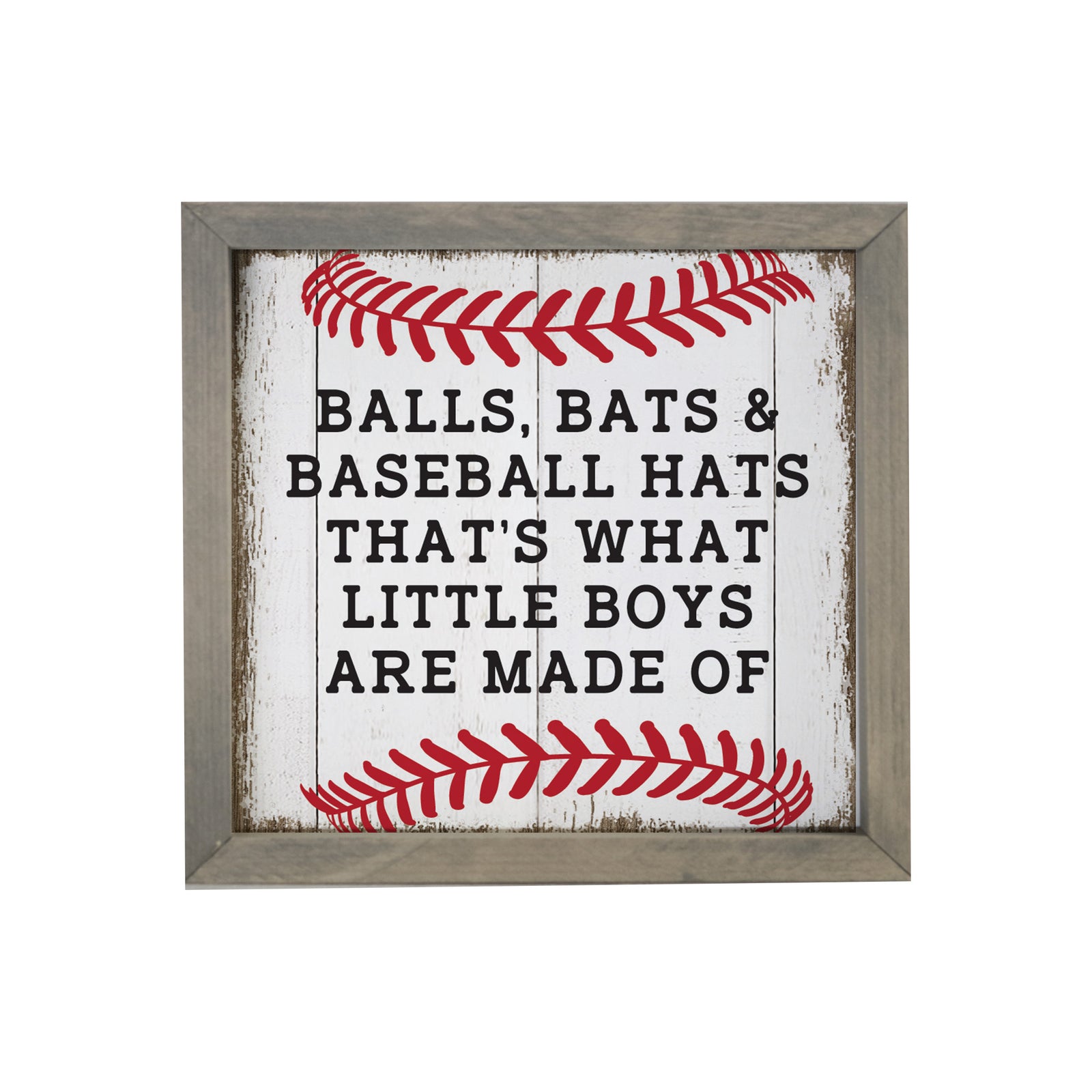 Elevate your living space with our elegant baseball framed shadow box shelf décor