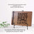 Wooden Memorial Large Guestbook with Fisherman Verse for Funeral Service - Daddy Your Our Best Catch