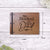 Wooden Memorial Large Guestbook with Fisherman Verse for Funeral Service - The BEST Dad