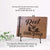 Wooden Memorial Large Guestbook with Fisherman Verse for Funeral Service - Reel Cool Dad