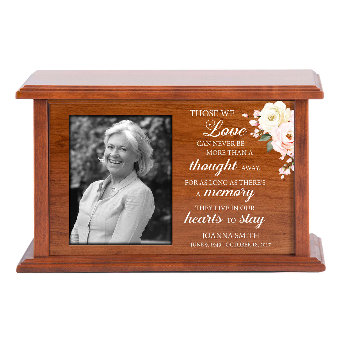 Customized Photo Cremation Urn Box for Loved Ones