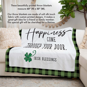 Happy St. Patrick’s Day Throw Blanket