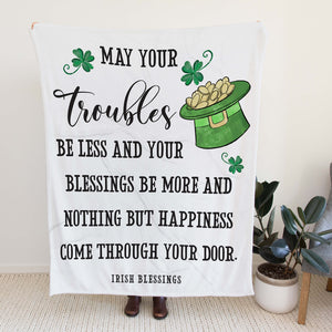 Happy St. Patrick’s Day Throw Blanket