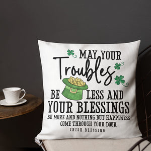 Happy St. Patrick’s Day Throw Pillow Inserts For Home Decor