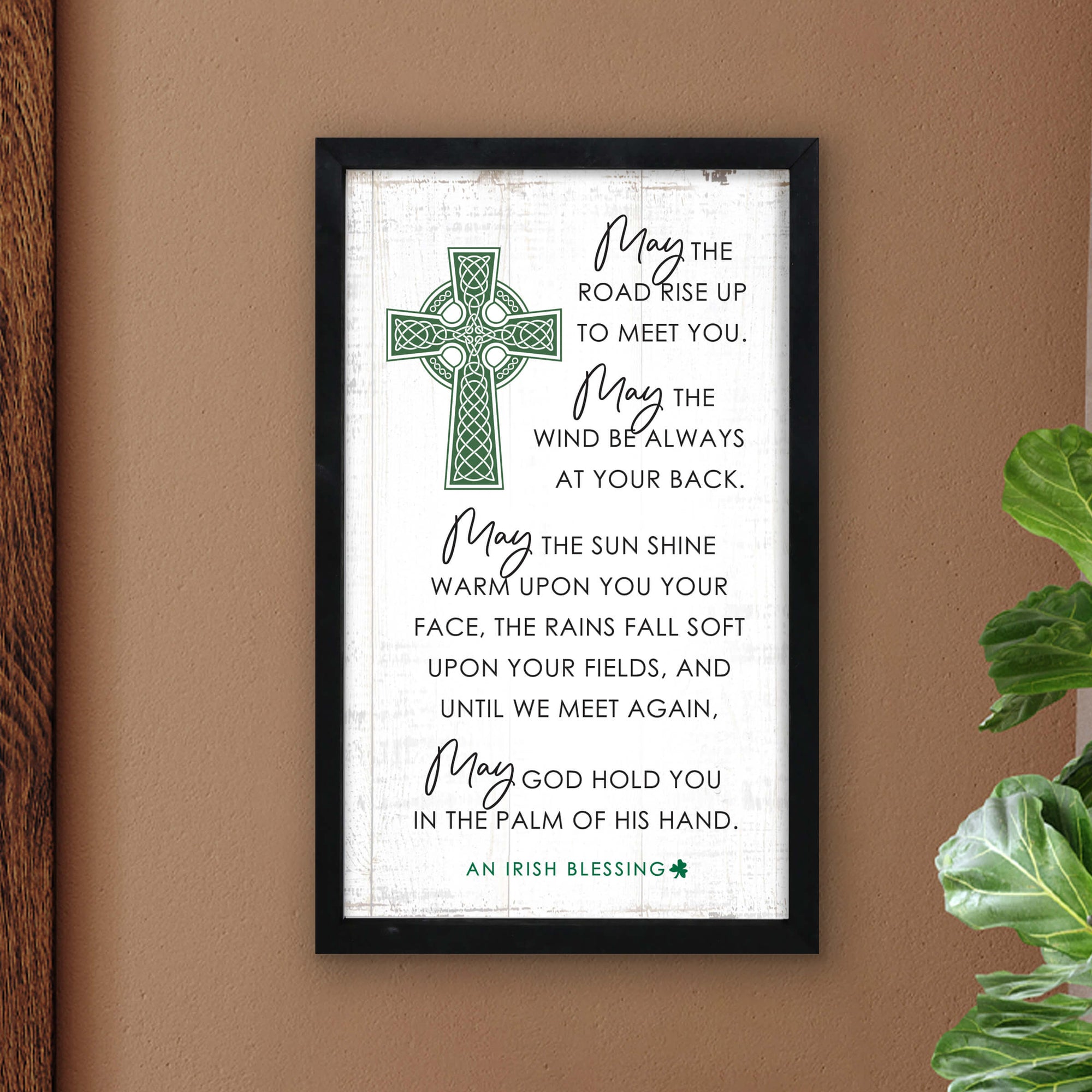 Happy St. Patrick’s Day Framed Shadow Box For Home Decor