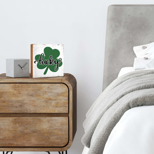 Happy St. Patrick’s Day Wooden Tabletop Signs